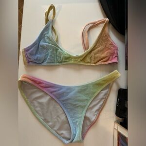 Triangl swimsuit!! RAINBOW